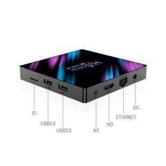H96 Max Android 9.0 4K Ultra HD 64Bit Smart Tv Box Wifi Smart Media Player