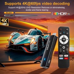 4K Android TV Stick 2026, Dual-Band WiFi 6, 2GB RAM, 16GB Storage, Voice Remote,