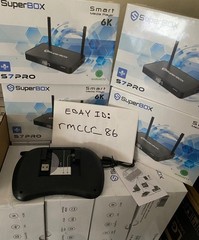 New 2026 SuperBOX S7 Pro & QWERTY Keyboard – 6K UHD Android Streaming Hub – 18+