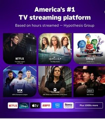Roku 3840S2 Streamer HD Media Player w/ Voice Remote – 2025 Model