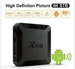 X96Q H313 Quad Core 2+16GB Android 10 4K TV BOX 2.4G WIFI HDMI Media Player 2022