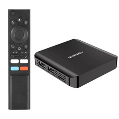 TV98 PLUS Android 14.0 Smart TV Box Quad Core 4K UHD WiFi 5G BT5.0 Media Player