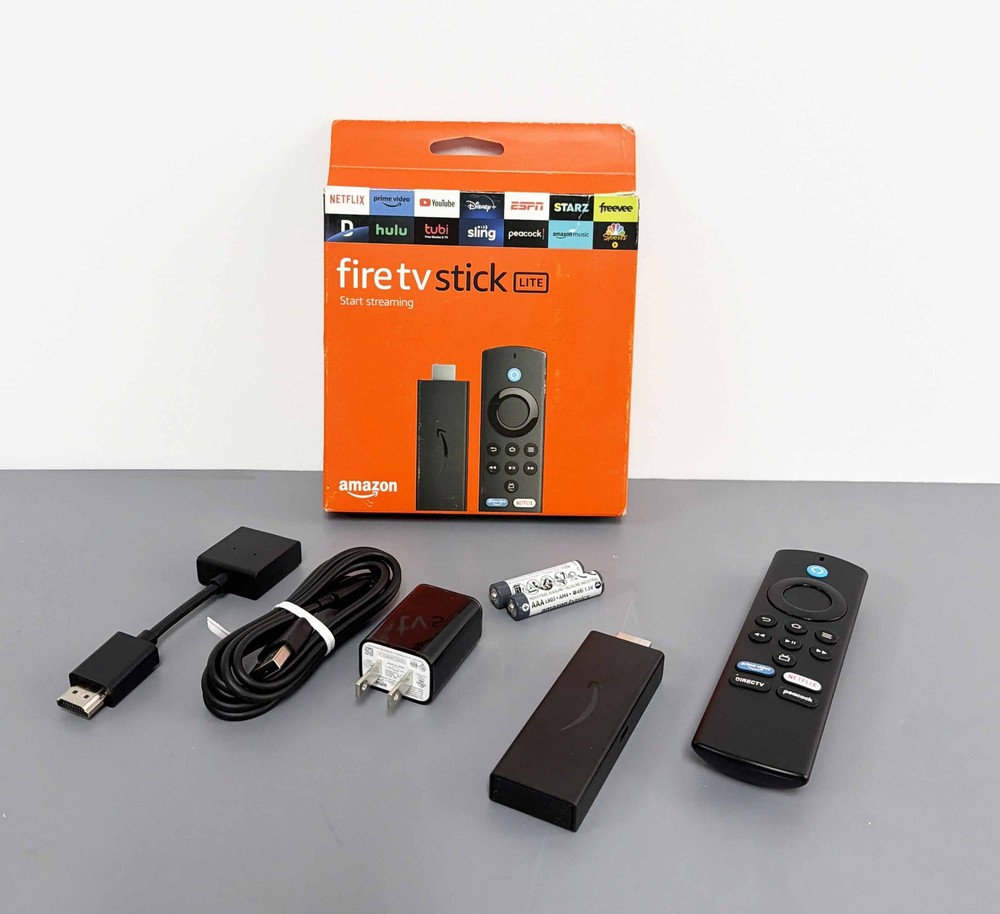 Amazon Fire TV Stick Lite S3L46N Media Streamer w/ E4GE9R Remote