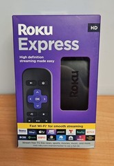 Roku Express 4K Streaming Player 4K/HD/HDR with Smooth Wi-Fi, Premium HDMI Cable