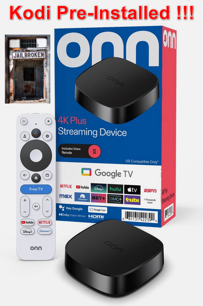 ONN 4K Plus Streaming Device (2025) 4K UHD, w/ Cool Apps !!!!!!