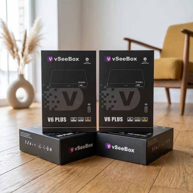 Vseebox V6 Plus W/ Backlit Remote 2026 – Free Shipping – Authorized Distributor