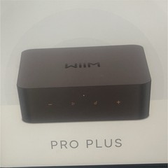 WiiM Pro Plus Hi-Res Audio Wi-Fi Music Streamer Black RCA Optical Outputs