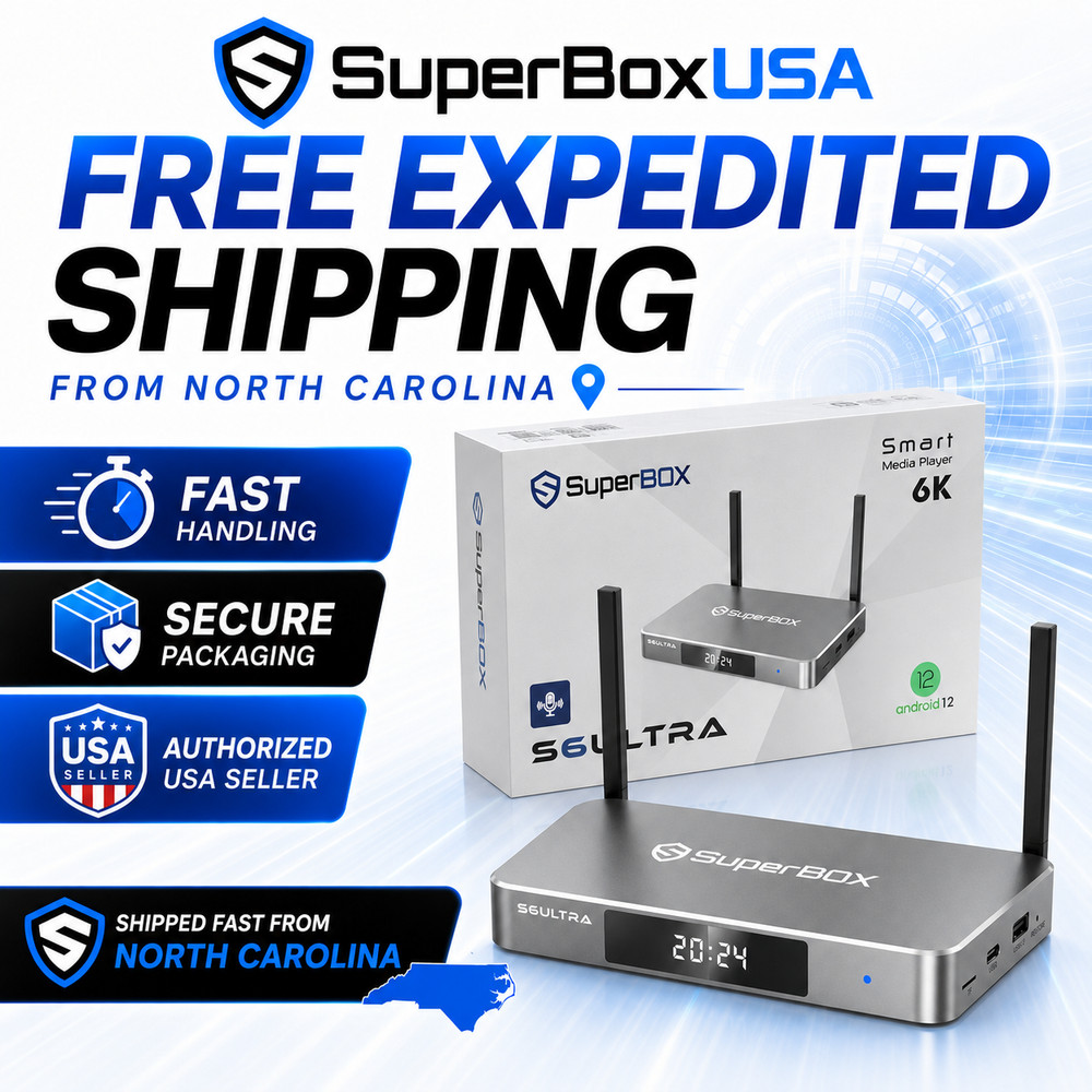 2025 SUPERBOX S6 ULTRA – #1 USA AUTHORIZED DISTRIBUTOR + FREE EXPEDITED SHIPPING