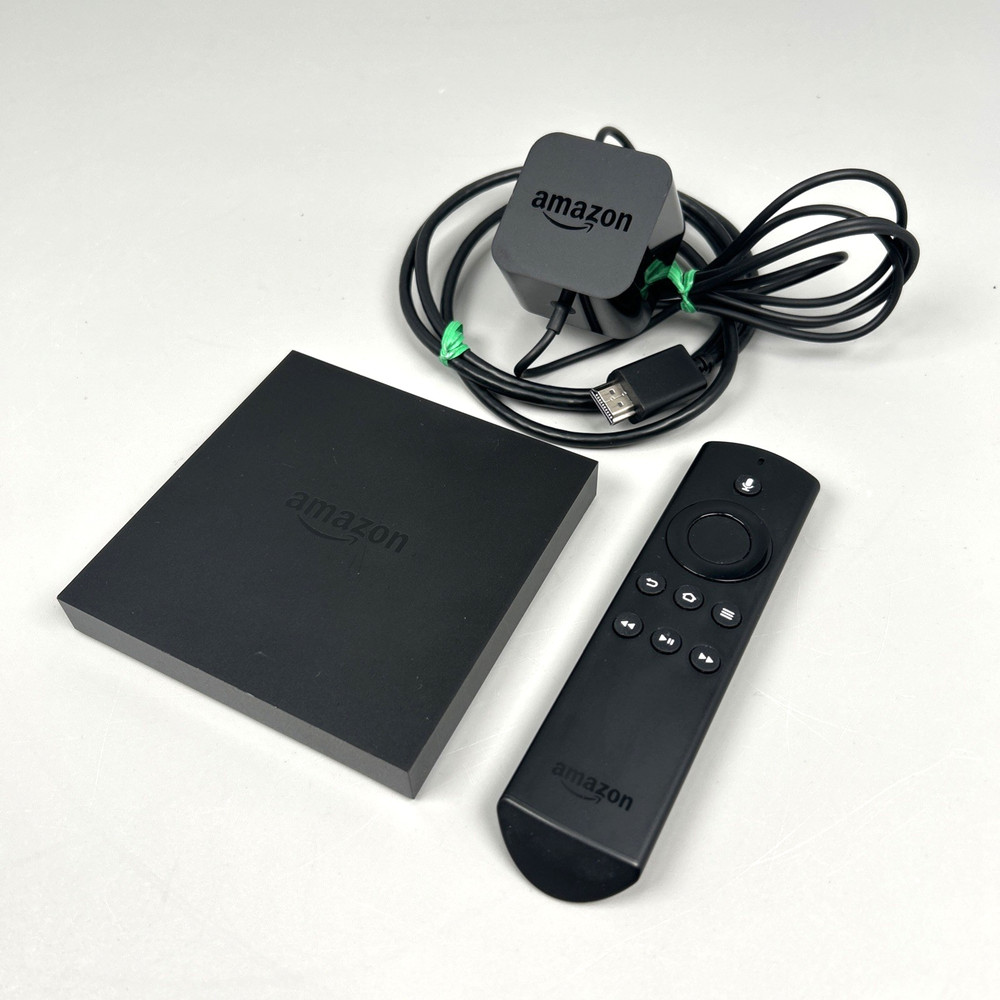 Amazon Fire TV DV83YW 2nd Gen Media Streamer w Voice Remote HDMI Power Cord