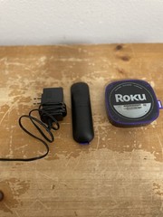 Roku 2500X Smart HD TV Media Streamer Box w/ Remote & Power Adapter – WORKS