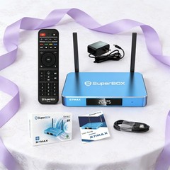 New SuperBox S7 Max Ultra HD Streaming Media Player 2.4G+5G WiFi Bluetooth