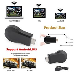 True 4K M100 TV Stick HD WiFi Wireless Dongle Receiver TV Streamer