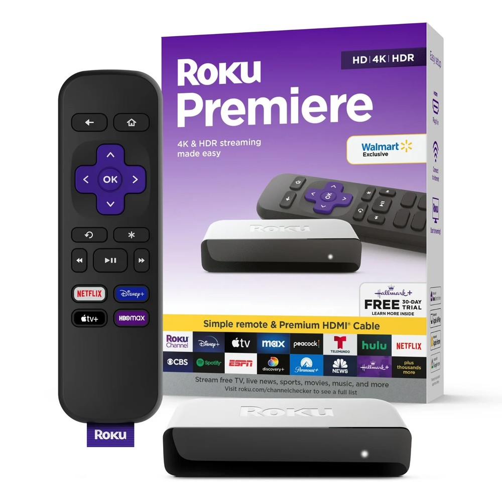 Roku Premiere | 4K/HDR Streaming Media Player Wi-Fi® Enabled with Premium High