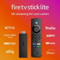 AMAZON FIRE TV Stick lite , Alexa Voice Remote