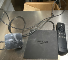 Amazon Fire TV Media Streamer Box Black with Remote, HDMI, USB, Cables