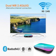 Android 9.0 TV Box 4GB RAM 64GB ROM TV Box HK1 Box Amlogic S905X3 64-bit wifi
