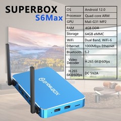Superbox S6 Max Streaming Media Player – Authorized Reseller- Message To Me