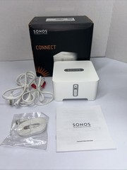 Sonos Connect S1 Gen 1 White Wireless Music Media Streaming Player (2014) Tested