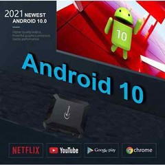 2021 Upgraded Android TV Box, X96 Android 10.0 TV Box Support 2.4G WiFi 100M Eth