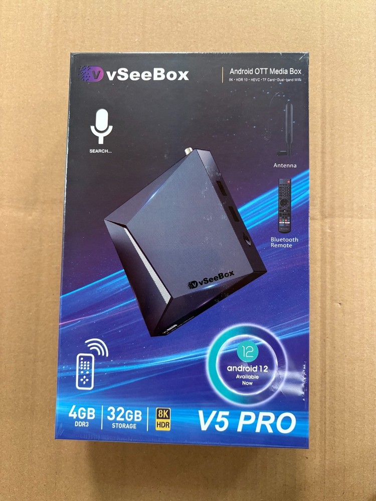 vSeeBox V5 Pro Media Device|Authorized Distributor|Free Shipping|1-year Warranty