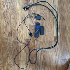 Roku Express 3900X Streaming Device Remote, cord, plug, & HDMI as bonus cord