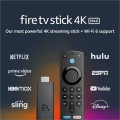 Amazon Fire TV Stick 4K Max WiFi 6 Streaming Media w/ Alexa Voice Remote