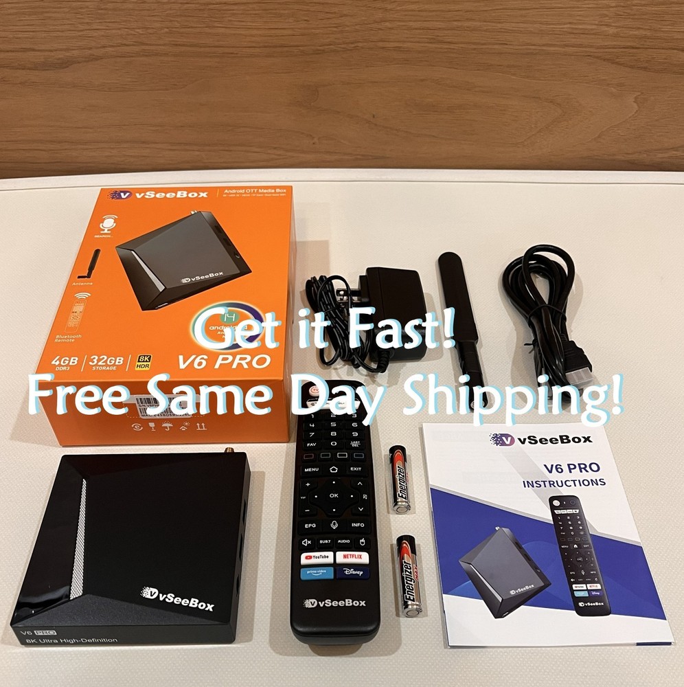 vSeeBox V6 Pro -FreeSameDayShipping- Media Steaming Device / TV BOX