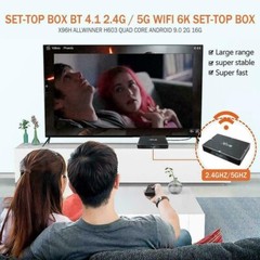 X96H Smart 6K Android 9.0 TV Box H6 2G / 16 WiFi HDMI Media Player*GREAT BOX *