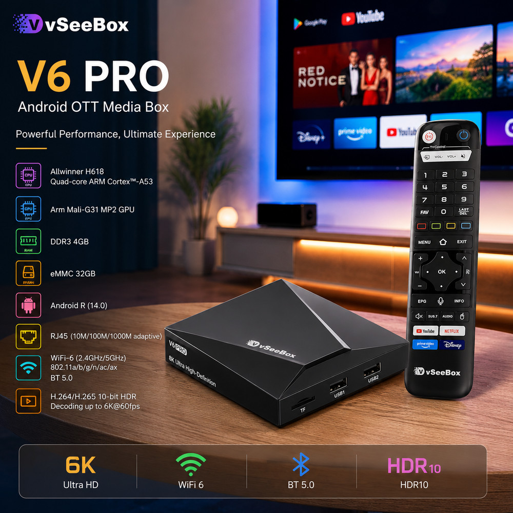 Vseebox Vsee V6 Pro – Same Day Shipping Authorized Distributor Accept Offers