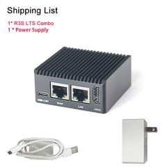 NanoPi R3S Router Dual-Gbps Ethernet Ports Rockchip RK3566 SoC 2GB LPDDR4X Devel