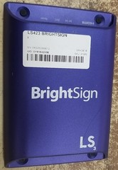 BrightSign LS3 LS423 Standard I/O Player (Purple). Unit ONLY! *READ⬇️*