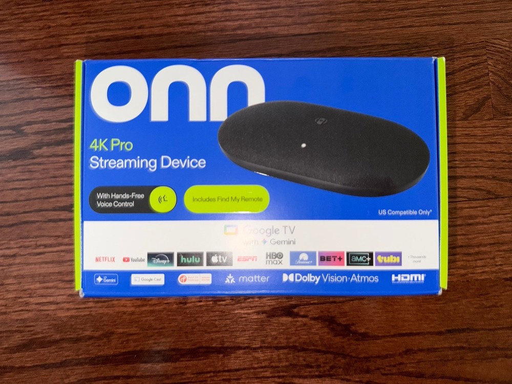 New 2026 onn 4K Pro Streaming Device Google TV w/ Gemini