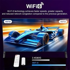 TV Stick H96 MAX H313 Wifi6 Android 14 BT5.0 Quad Core 4K Home Media Player Voic