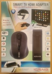Craig Smart TV HDMI Adapter & Wireless Mouse CVD601 Google Android Memory