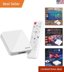 H313 4K Ultra HD TV Box – Smart Streaming with Android 14.0 & Voice Control