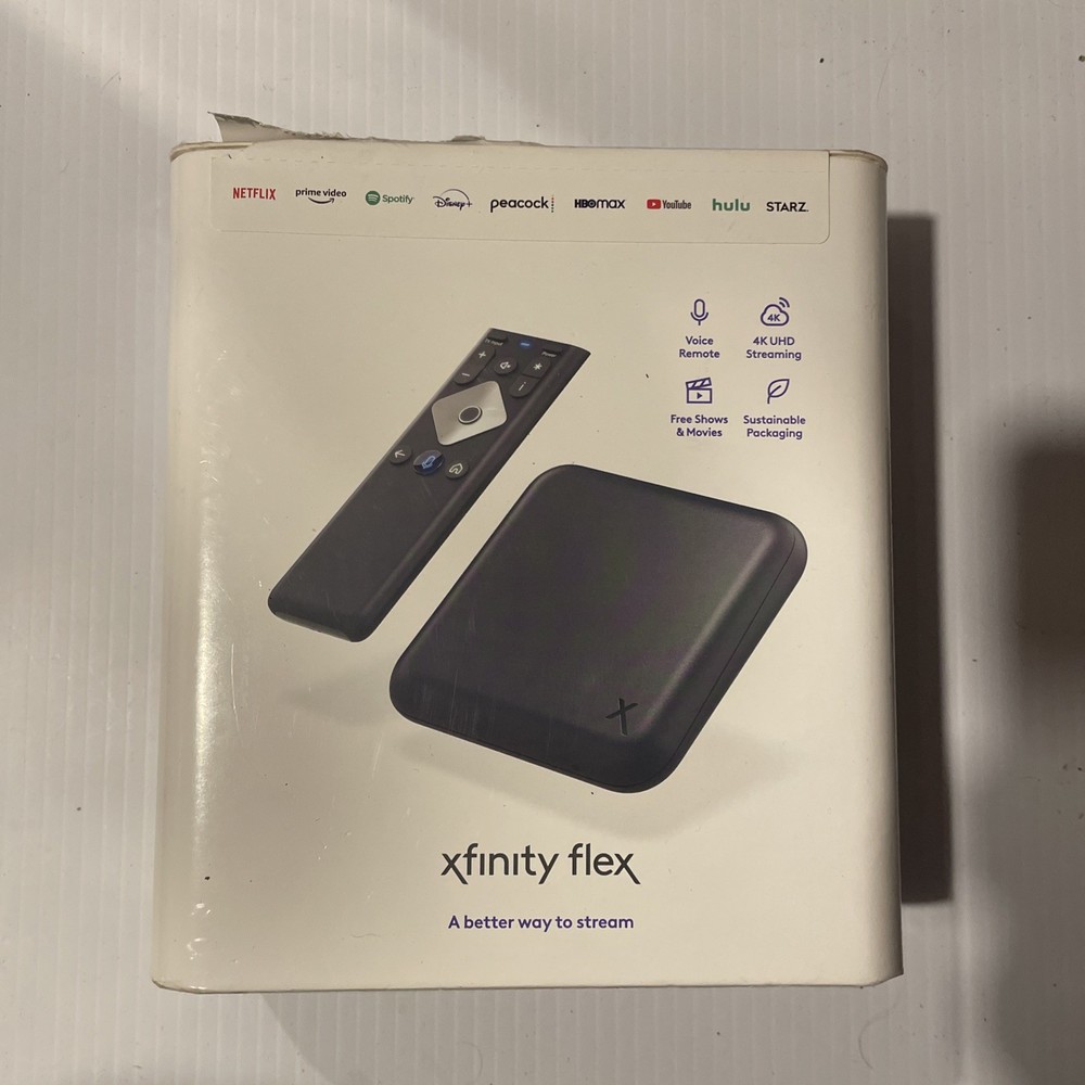 Xfinity Flex TV Stream Box Streaming 4K with Remote Control Brand NEW SEALED