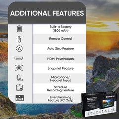 4K HD Video Capture Box – Capture or Live Stream Video (with Audio) from HDMI…