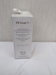 Google Chromecast with Google TV Media Streamer HD Snow A12