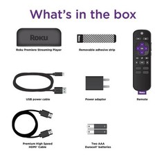 Roku Premiere Media Streamer – 3920R (Black)