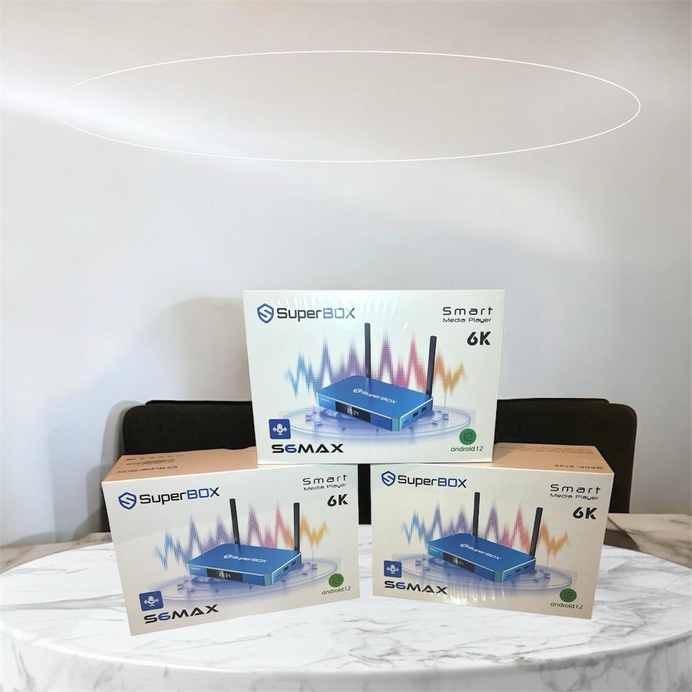 SUPERBOX S6 MAX | 6K UHD | 64Gb Strg | 4GB RAM | Dual Band WiFi | Parental Ctrl