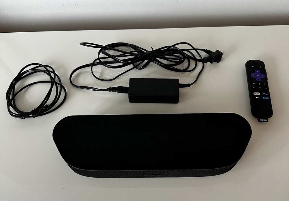 Roku Streambar 9102X 4K HDR Streaming Media Player w/ Power Cord & Remote