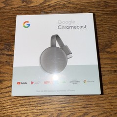 Google Chromecast GA00439 3rd Gen Media Streamer SPANISH LATAM, Charcoal