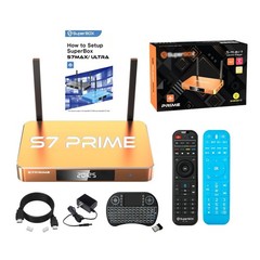 Superbox S7 Prime Smart Android TV Box 2026, 6k HD/128GB Streaming Media Player