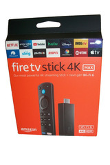 New in Box: AMAZON FIRE TV Stick 4K MAX Wi-Fi 6 16GB Dolby Vision & Alexa 4 K
