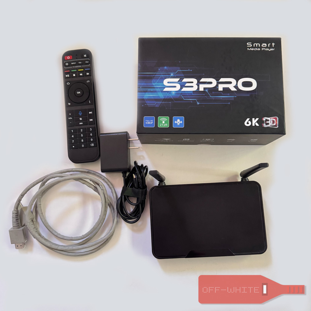 SUPERBOX S3 PRO DUAL BAND WI-FI SMART MEDIA PLAYER BOX 6K