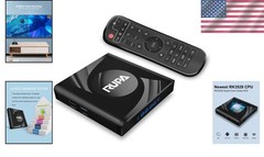 Android 13.0 TV Box – RK3528 Processor, 8K Video, 2GB RAM & WiFi 6 Connectivity
