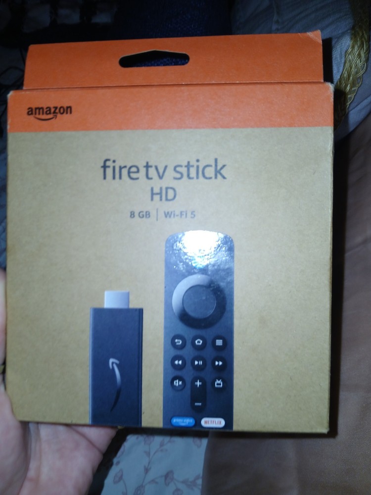 Amazon Fire TV Stick HD (newest model)-8 GB, Wi-Fi 5, Full HD 1080p, HDR, Alexa