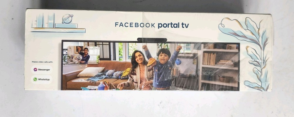 New Facebook Portal TV Smart Camera Video Calling Box Black WiFi HDMI 1080p FHD