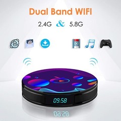 TV Box with 4GB RAM 32GB ROM MXIII Pro RK3318 Built in BT 4.1 Support Dual-Wifi