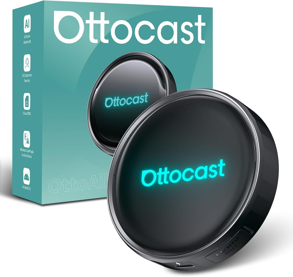 P3 Pro Ottoaibox Android 13 Smart AI Box, Built-In Netflix/Youtube, Wireless Car